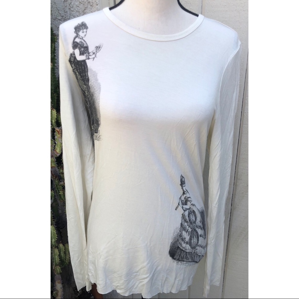 Tom K Nguyen Blouse Size Large